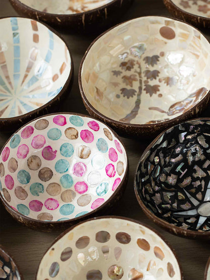 Handmade Natural Shell Coconut Bowl
