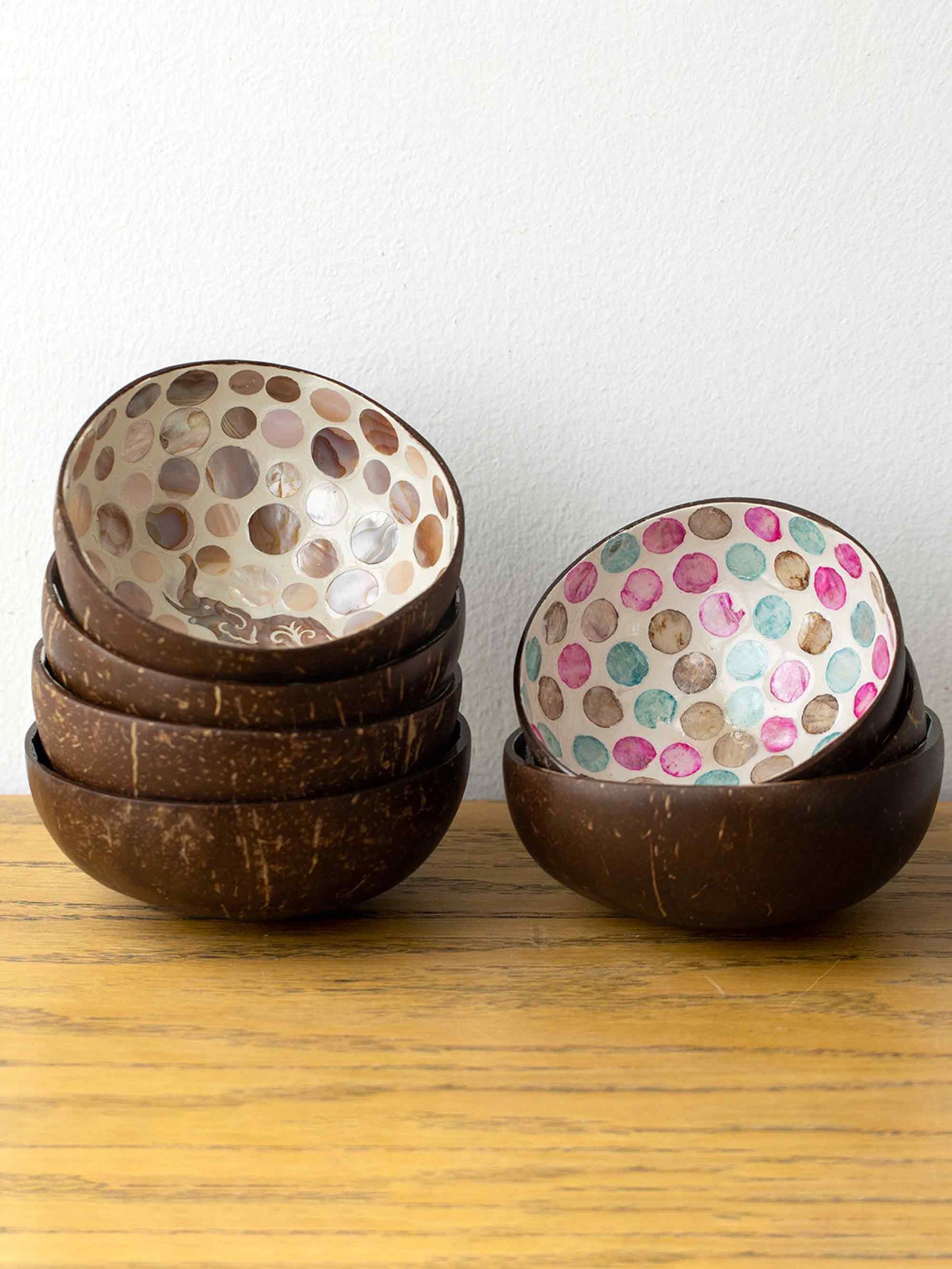 Handmade Natural Shell Coconut Bowl