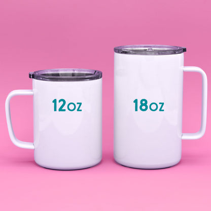 Ghost Kitty Insulated Travel Mug