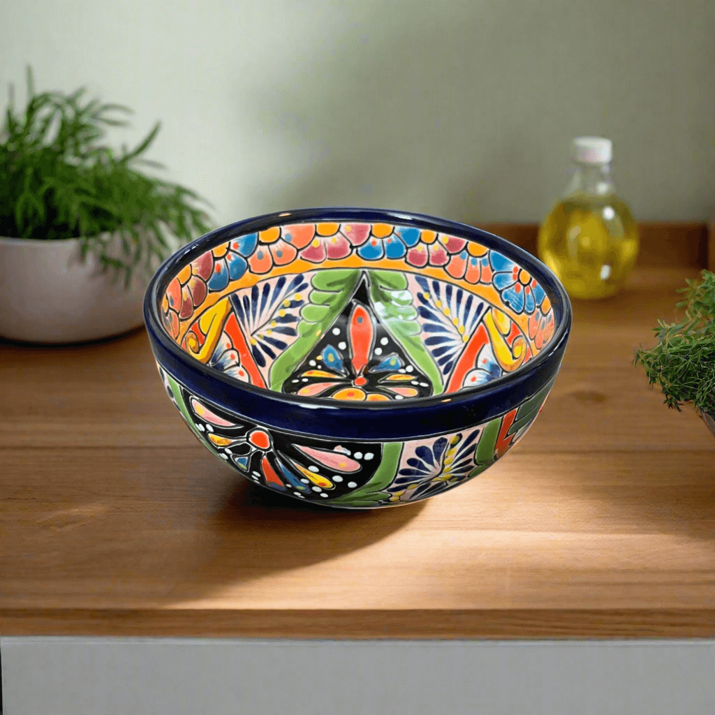 5" Colorful Talavera Ceramic Bowl | Mexican Dinnerware