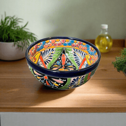 5" Colorful Talavera Ceramic Bowl | Mexican Dinnerware