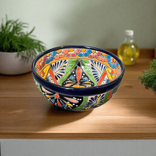 5" Colorful Talavera Ceramic Bowl | Mexican Dinnerware
