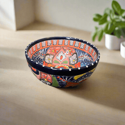 5" Colorful Talavera Ceramic Bowl | Mexican Dinnerware
