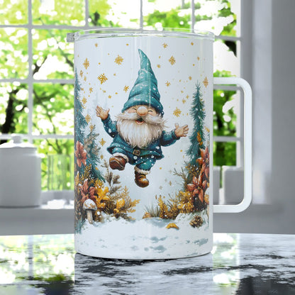Happy Winter Gnome Insulated Travel Mug