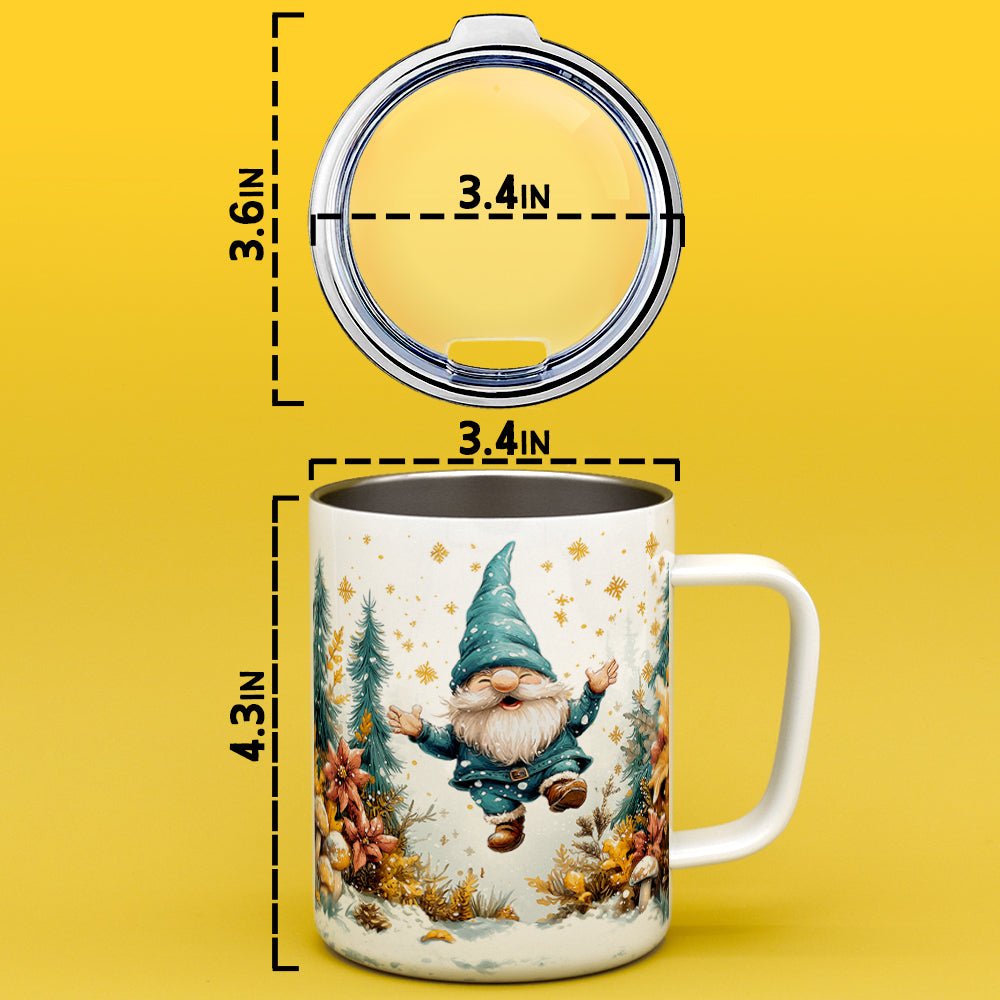 Happy Winter Gnome Insulated Travel Mug