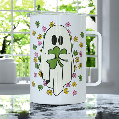 Shamrock Ghost Insulated Travel Mug