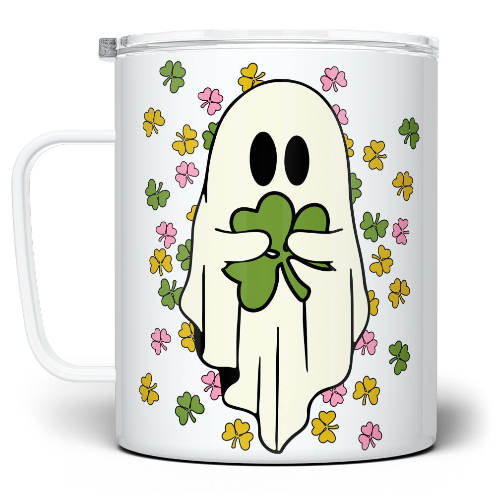 Shamrock Ghost Insulated Travel Mug