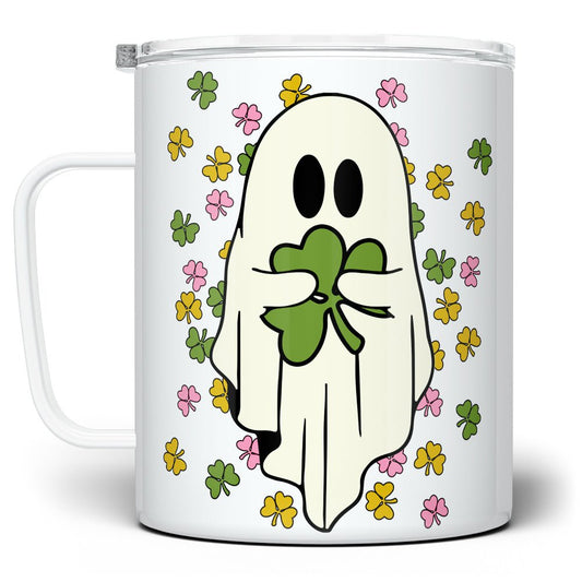 Shamrock Ghost Insulated Travel Mug