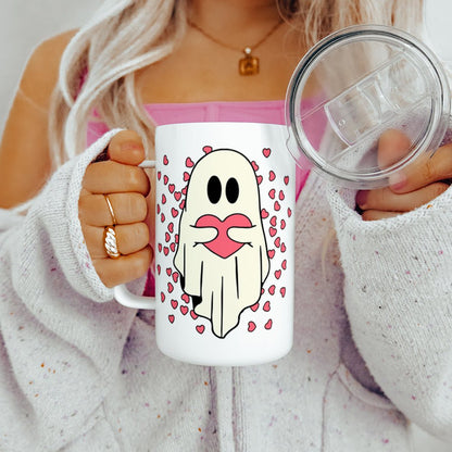 Valentine Ghost Insulated Travel Mug