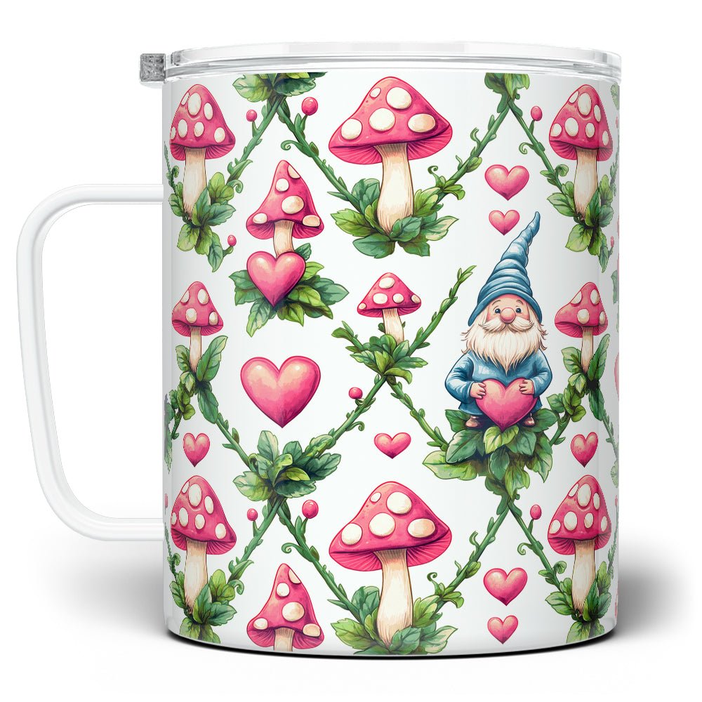Valentine Gnome Insulated Travel Mug