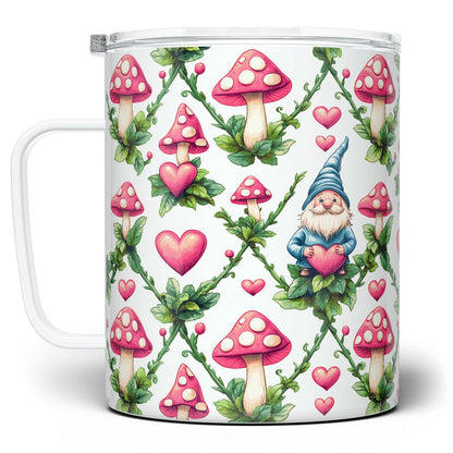 Valentine Gnome Insulated Travel Mug