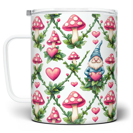Valentine Gnome Insulated Travel Mug