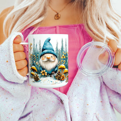 Winter Gnome Insulated Travel Mug