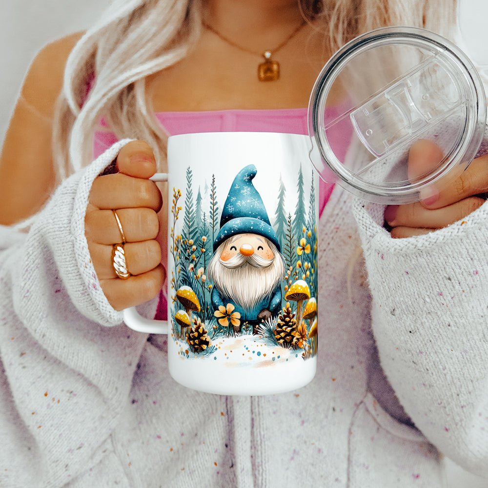 Winter Gnome Insulated Travel Mug