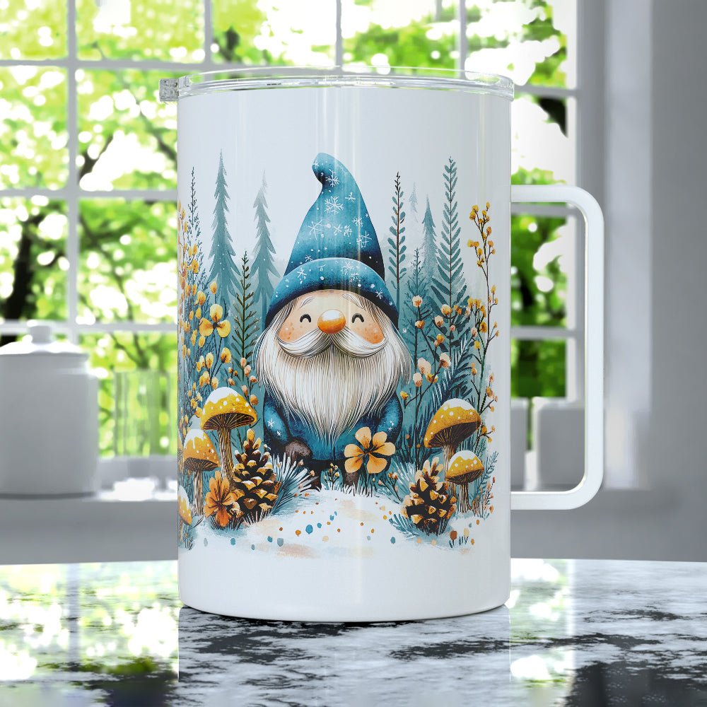 Winter Gnome Insulated Travel Mug